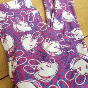 LuLaRoe Bottoms - *4 for $25 Sale!* Mickey Pink Lularoe Leggings LuLaRoe Bottoms - *4 for $25 Sale!* Mickey Pink Lularoe Leggings
